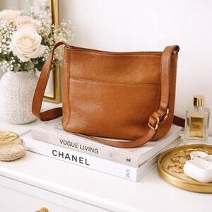 Coach VTG Sonoma 4924 Crossbody Purse Saddle Brown Pebbled Leather Costa Rica